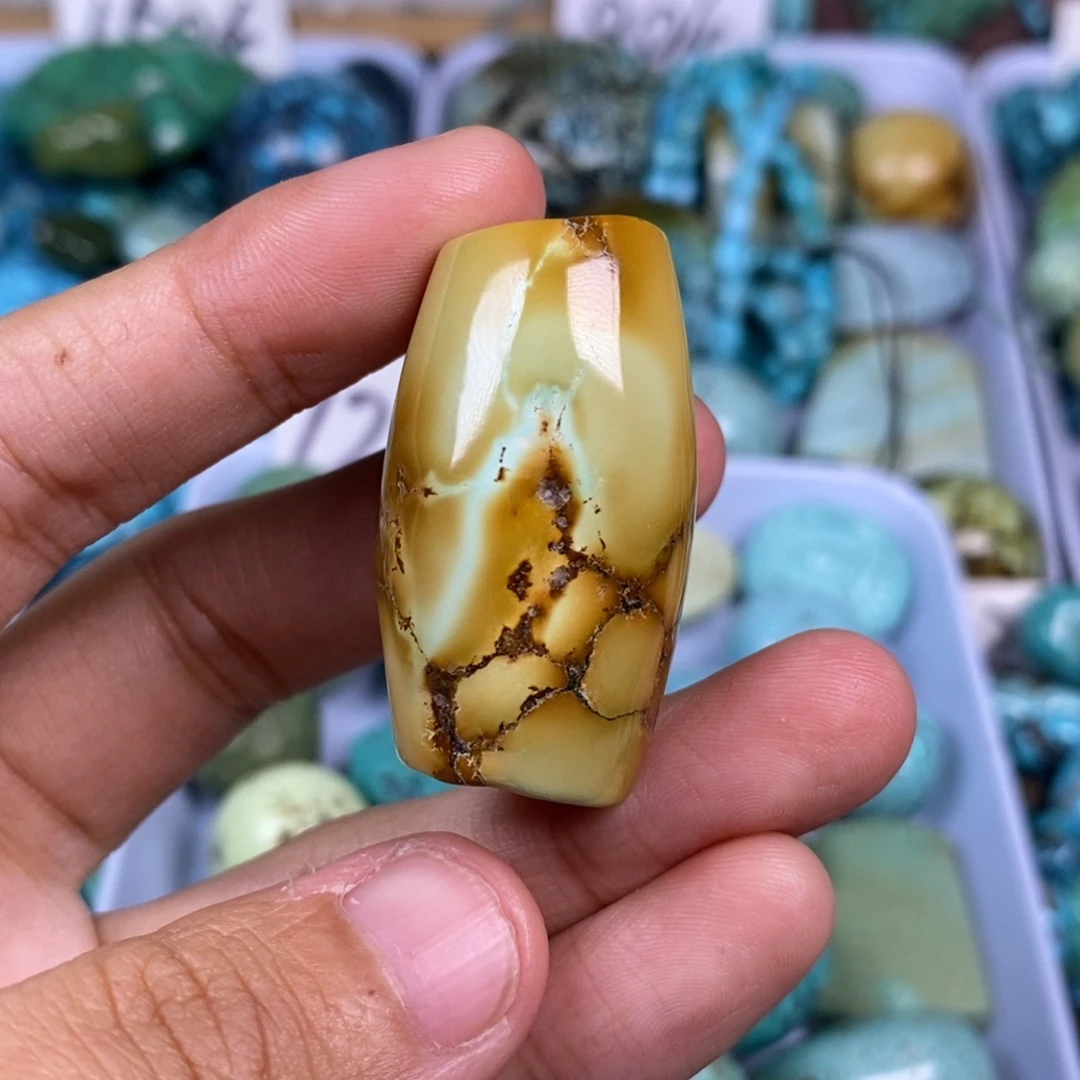 绿松石未镶嵌颈饰