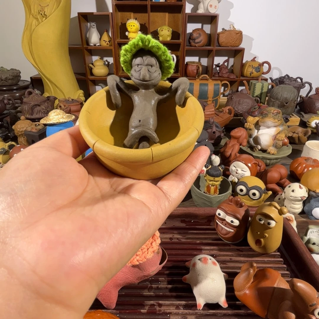 紫砂茶壶S**y纯手工制作过程非常重要