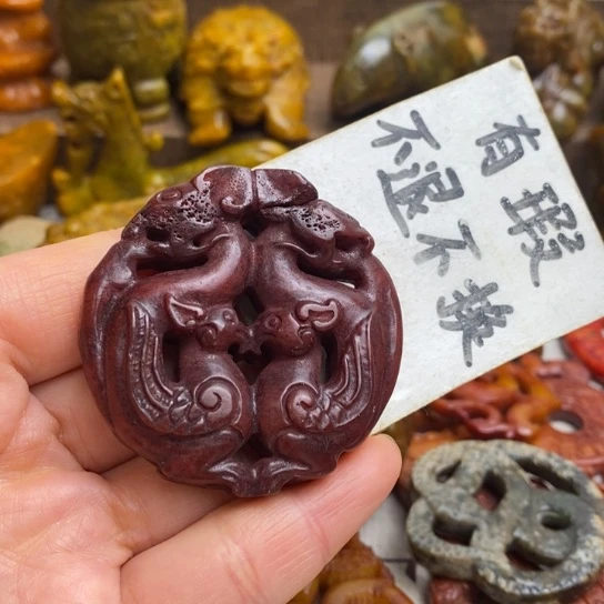 蛇纹石玉未镶嵌颈饰137