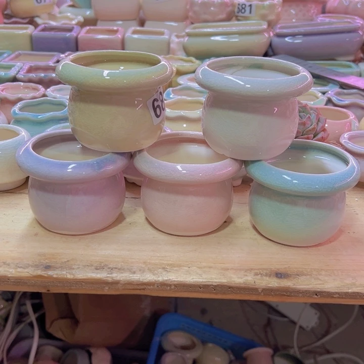 陶瓷花盆当场凑满12包邮