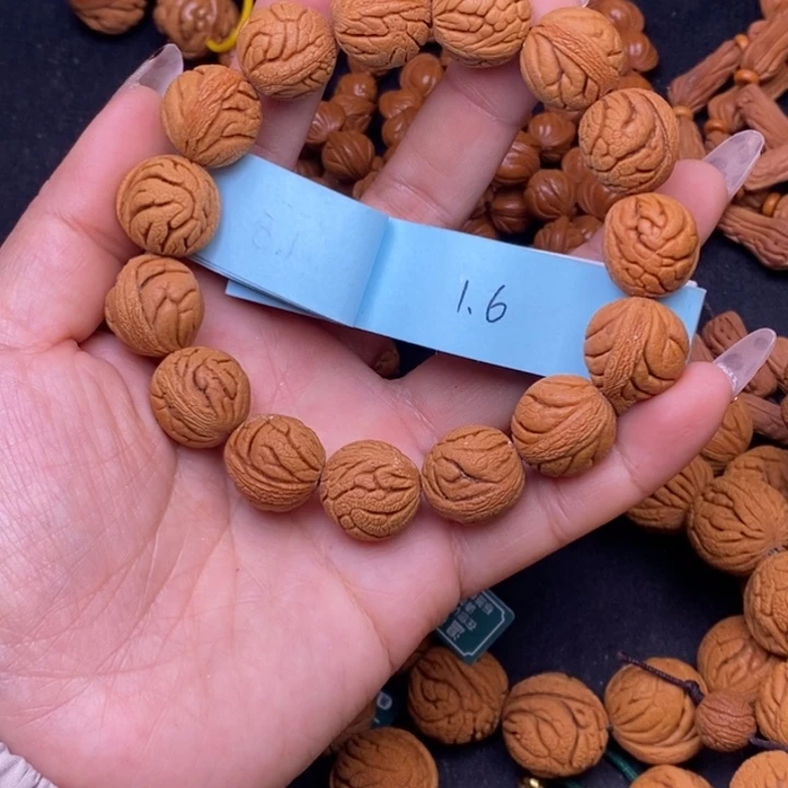 秦岭龙纹桃核15颗