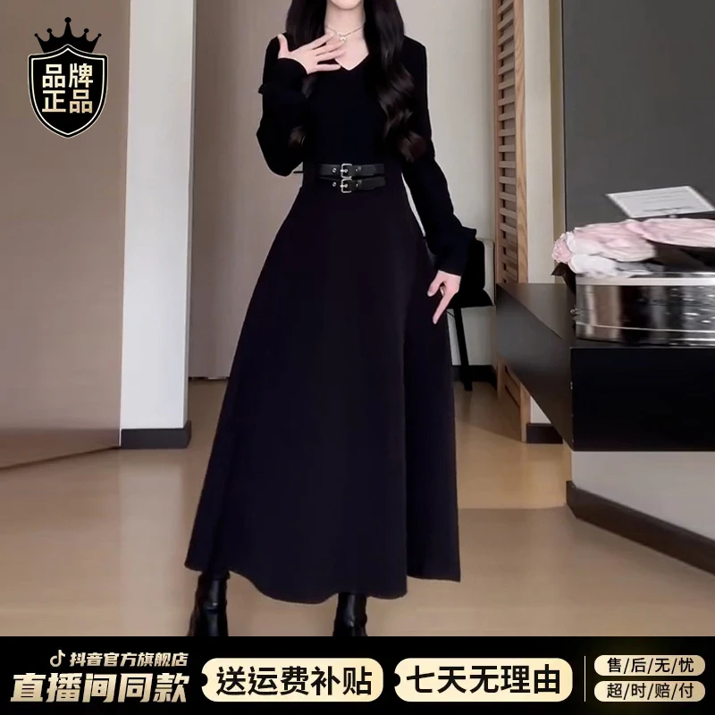 夏天轻奢洋气出街衣服高贵系连衣裙子女爆款2025夏新款高级感长裙