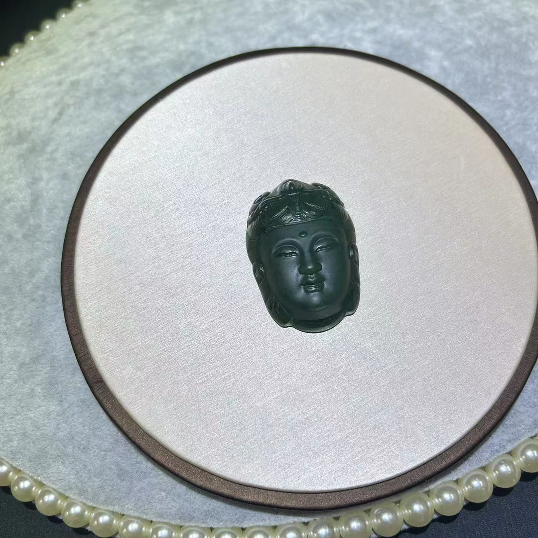 【吴总专属】精美时尚和田玉碧玉佛首吊坠（多样性发货）XKHTY18
