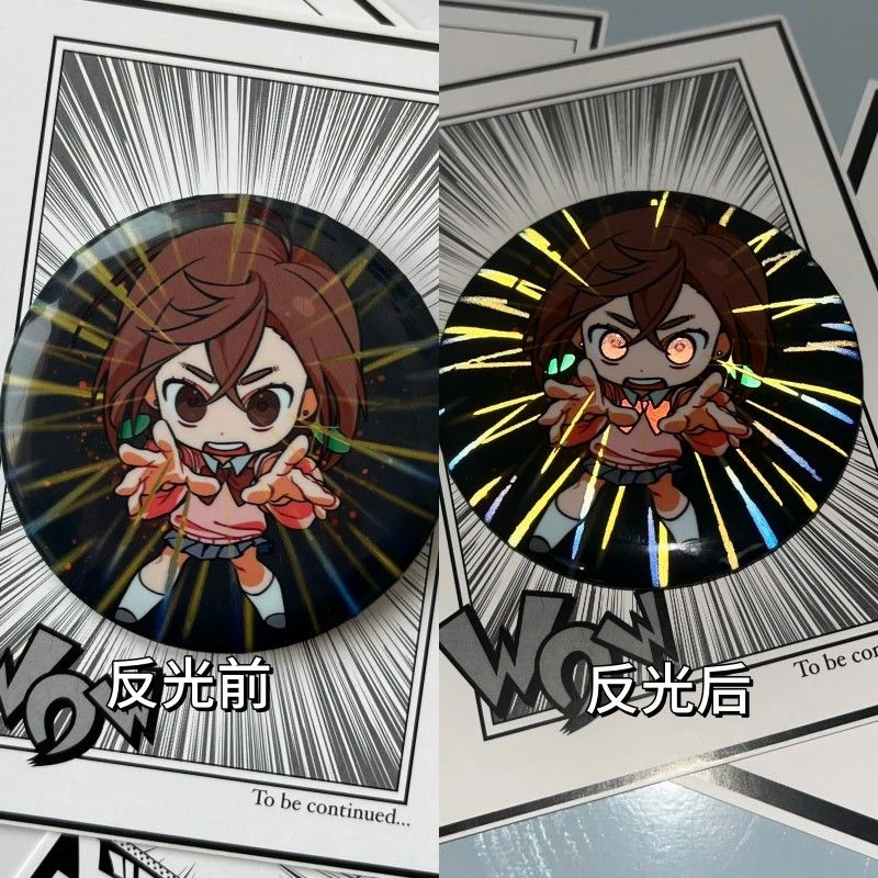 【幕醒森林】胆大党超自然武装当哒当绫濑桃小桃吧唧立牌色纸透卡