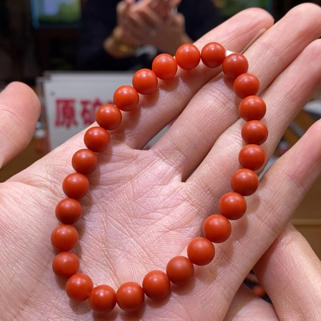 南红玛瑙串未镶嵌7大➕阿东寨