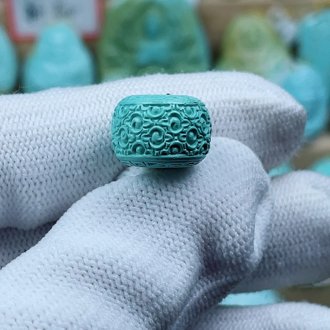 未镶嵌绿松石珠宝奇石配饰卡13.5❌9.5