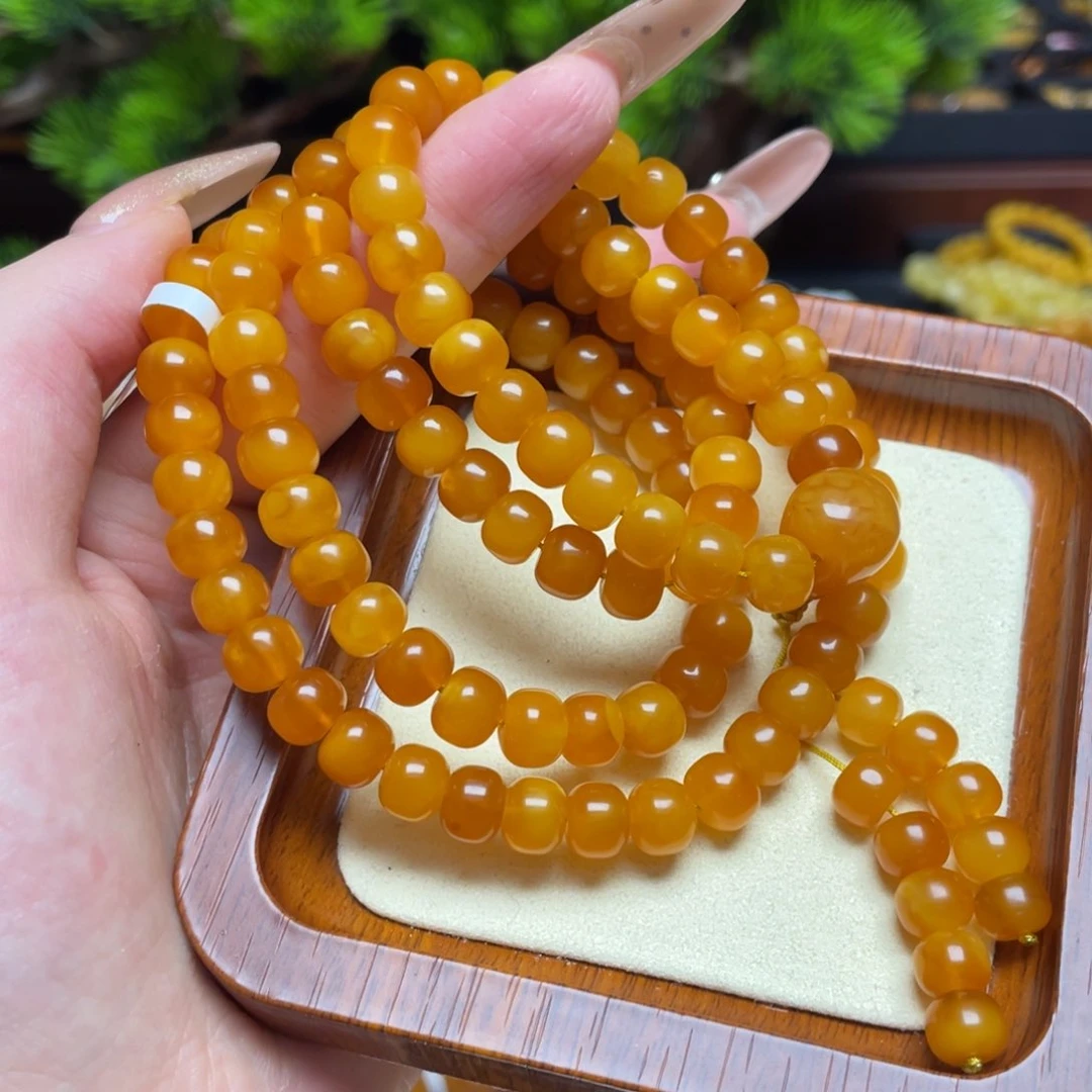 蜜蜡手链未镶嵌手串