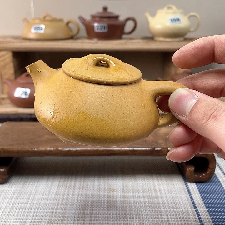 紫砂茶壶高**场原矿手工紫砂壶