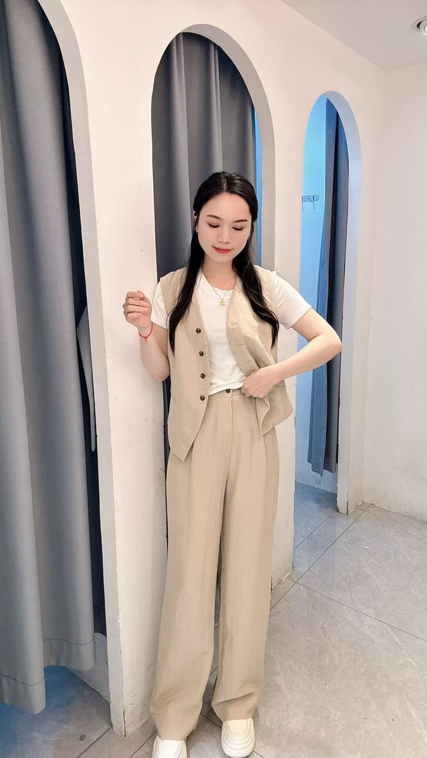 丹妮丝简约通勤休闲时尚套装气质洋气三件套套装