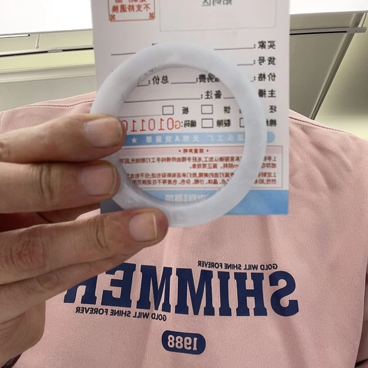 定制翡翠未镶嵌A货翡翠手镯