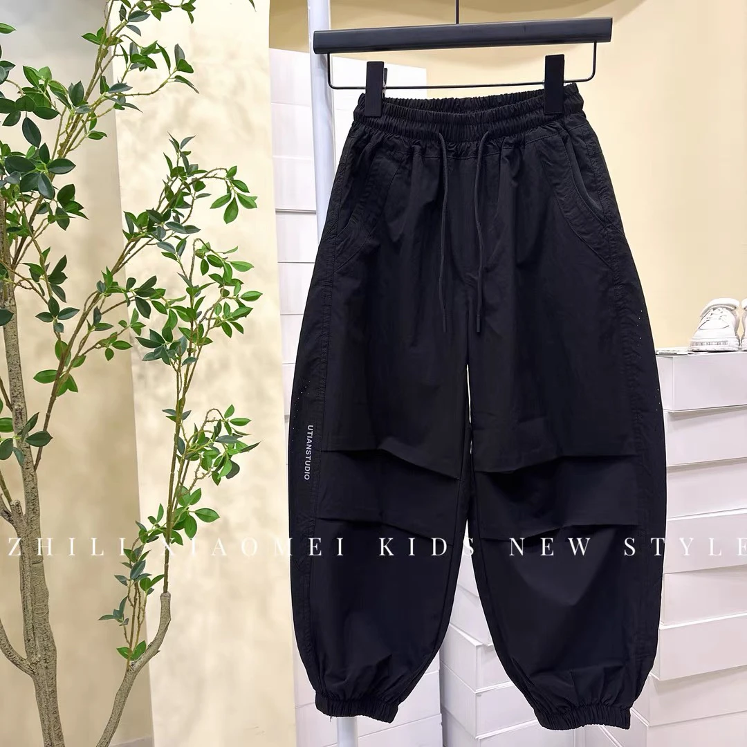 8131夏季新款大童儿童束脚裤