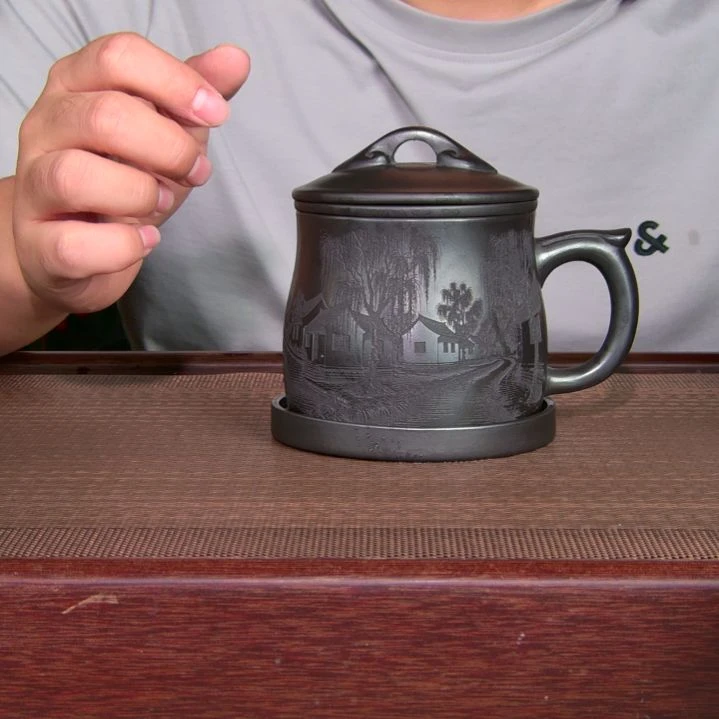 茶杯紫砂高货放漏