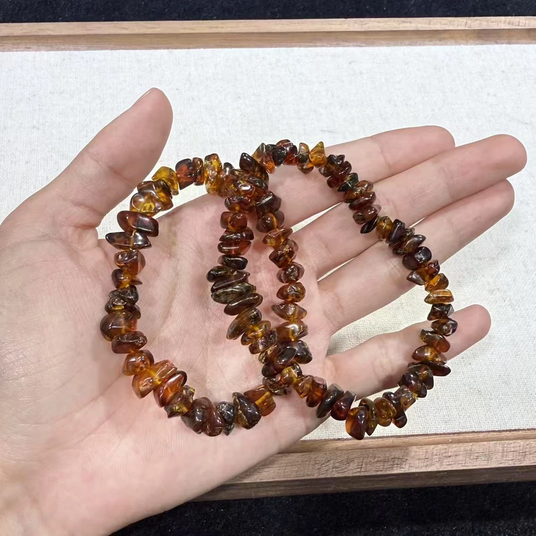 【举石优选】S0514-H78-51琥珀手串(一件/多样性发）Z