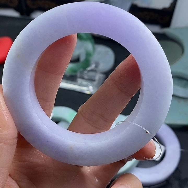 瑞***卷定制翡翠未镶嵌翡翠手镯