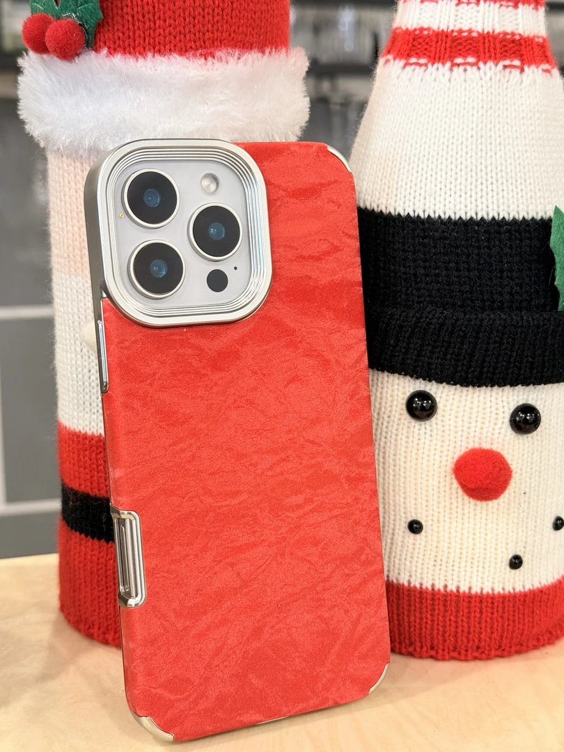 雪山绒女款手机壳适用于苹果11/12/13/14/15/16ProMax  防摔 软