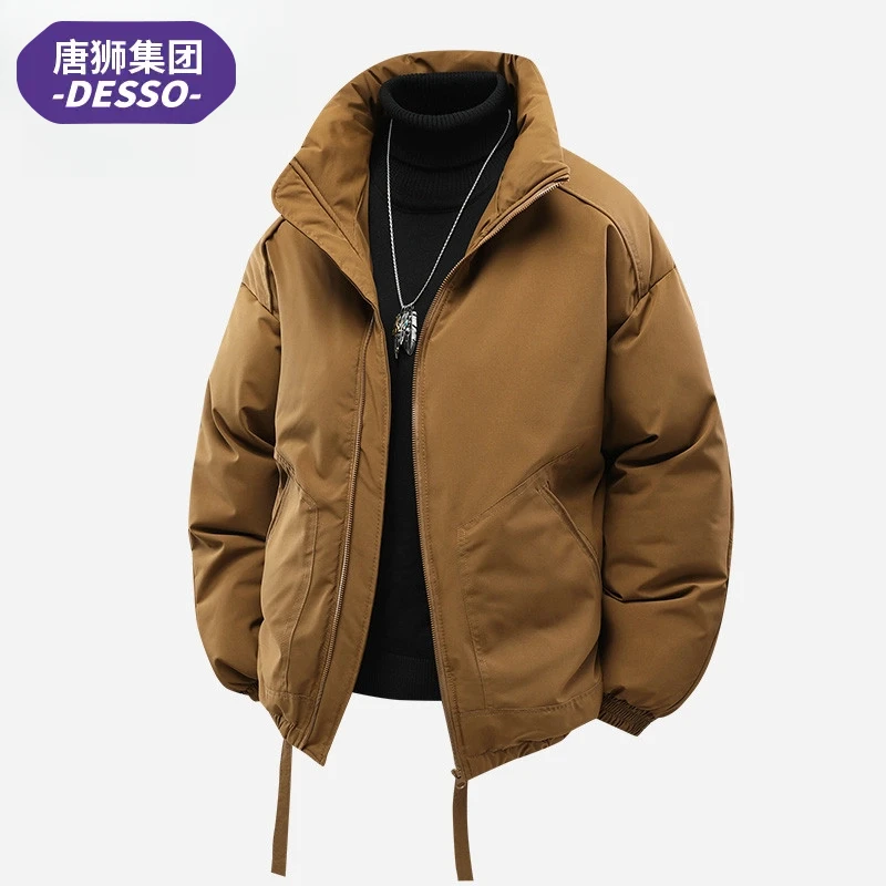 唐狮集团DESSO新款2025男士加厚棉衣棉服冬季保暖外套百搭外套