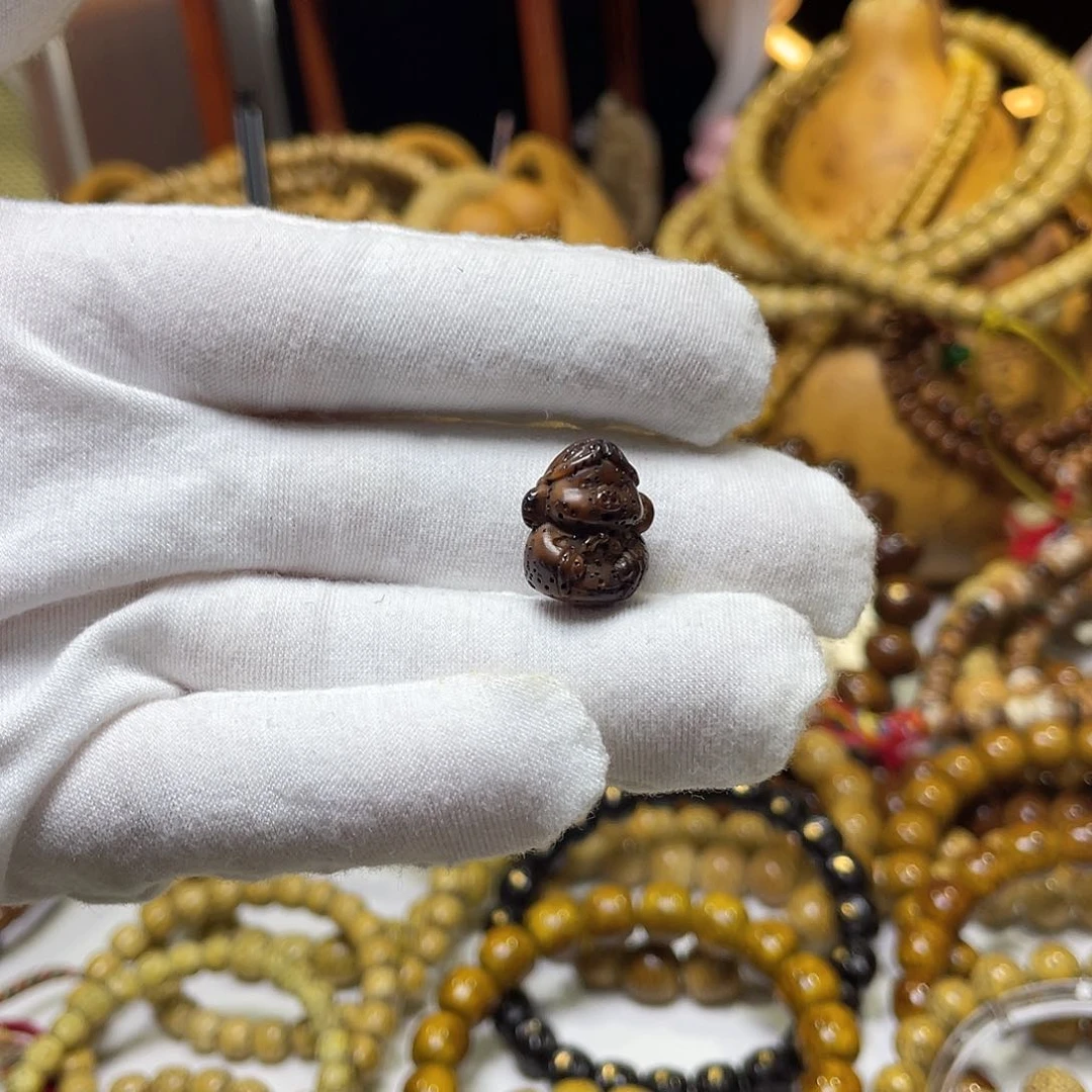 手串星月菩提雕刻八戒