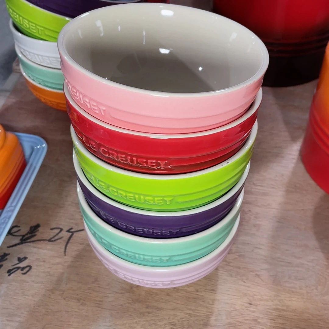 瓷片微瑕陶瓷餐具家用 六个5.5