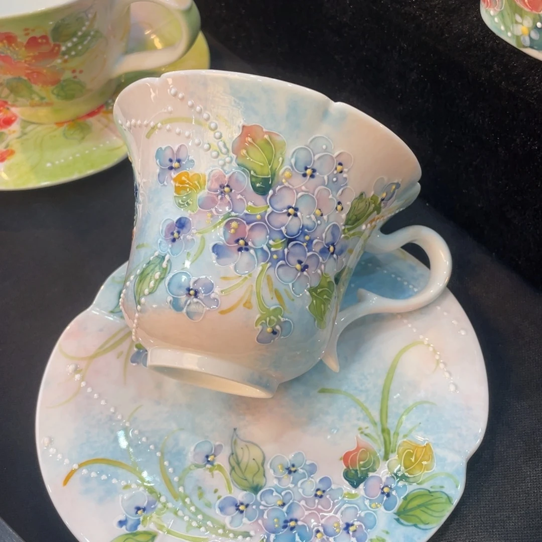 杯景德镇釉下五彩手绘