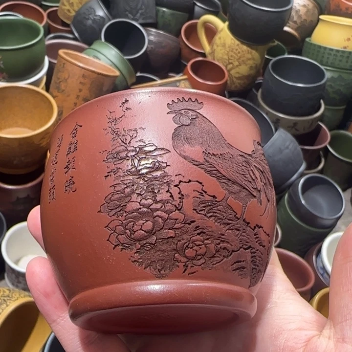 茶杯紫砂全手工紫砂
