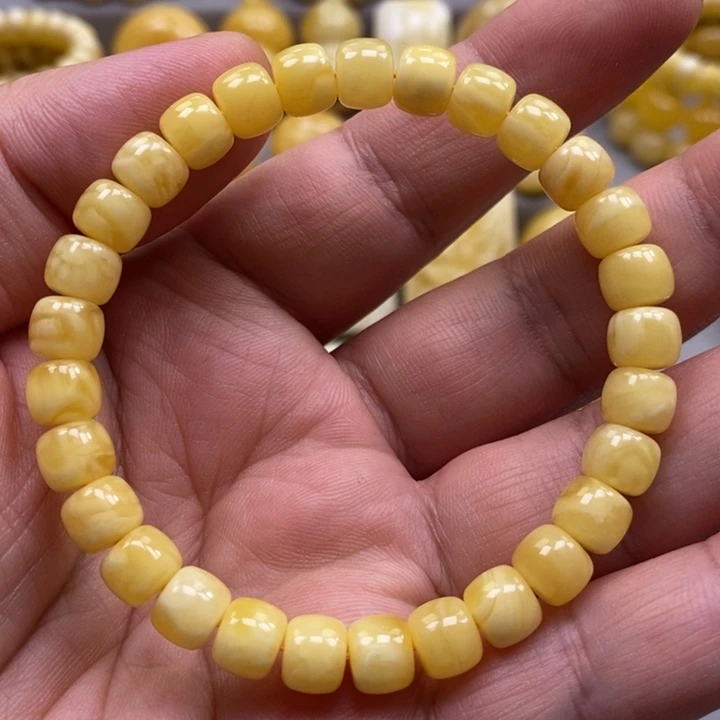 琥珀未镶嵌手链手串