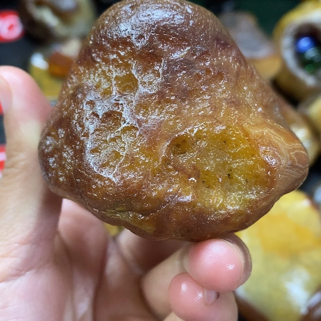 玛瑙/玉髓未镶嵌手把件