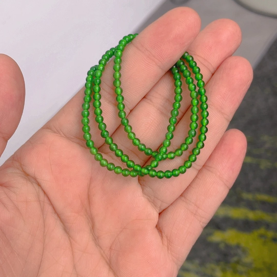 翡翠未镶嵌项链8888888888