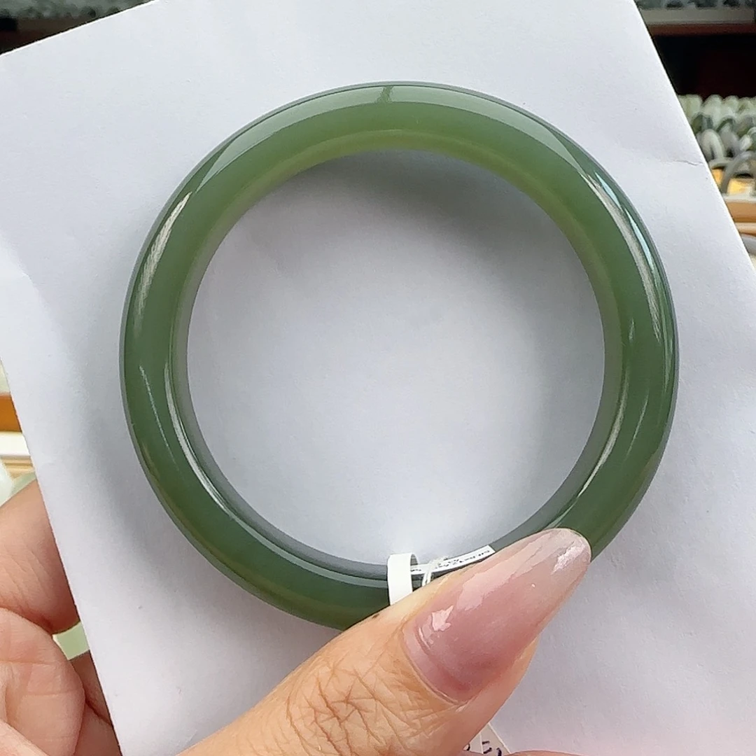 和田玉手镯未镶嵌58/59