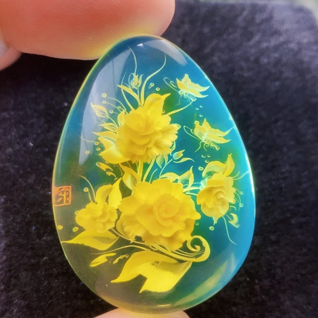 【闪购商品】金珀吊坠(不含链)未镶嵌