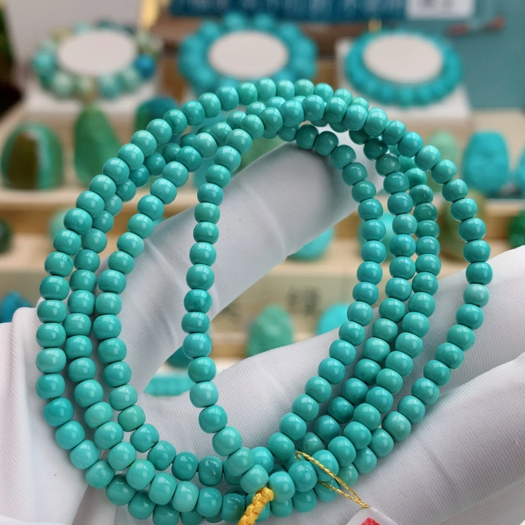 幸***单绿松石未镶嵌挂件