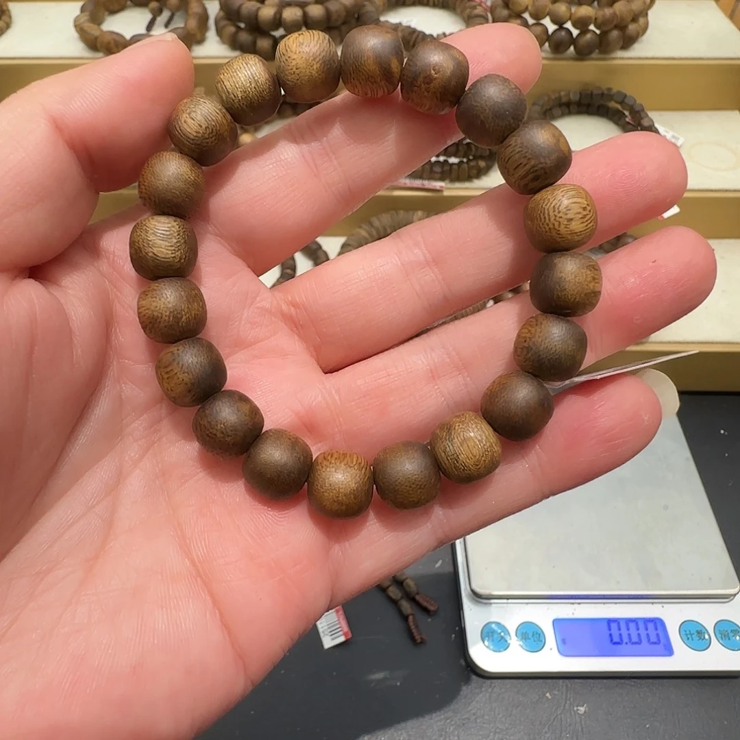 手串沉香奇楠单圈老型珠1.0多样性发其一