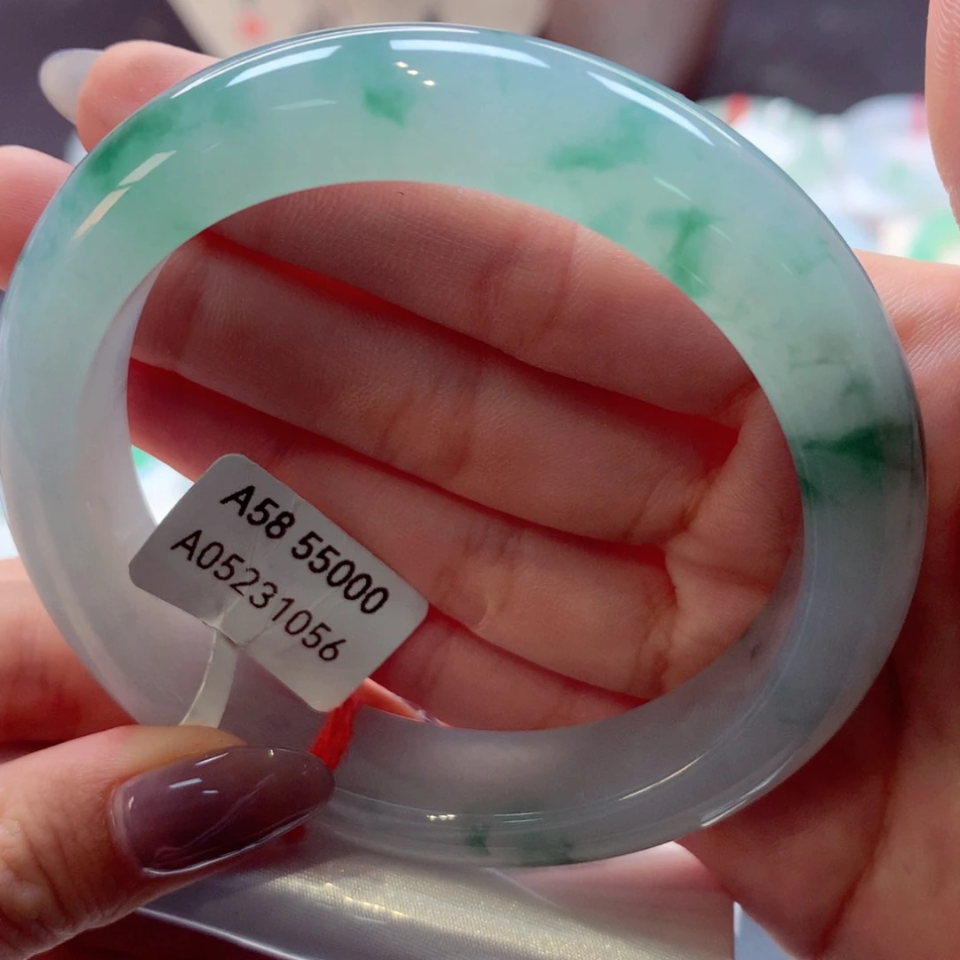 翡翠手镯未镶嵌正圈33（38号）