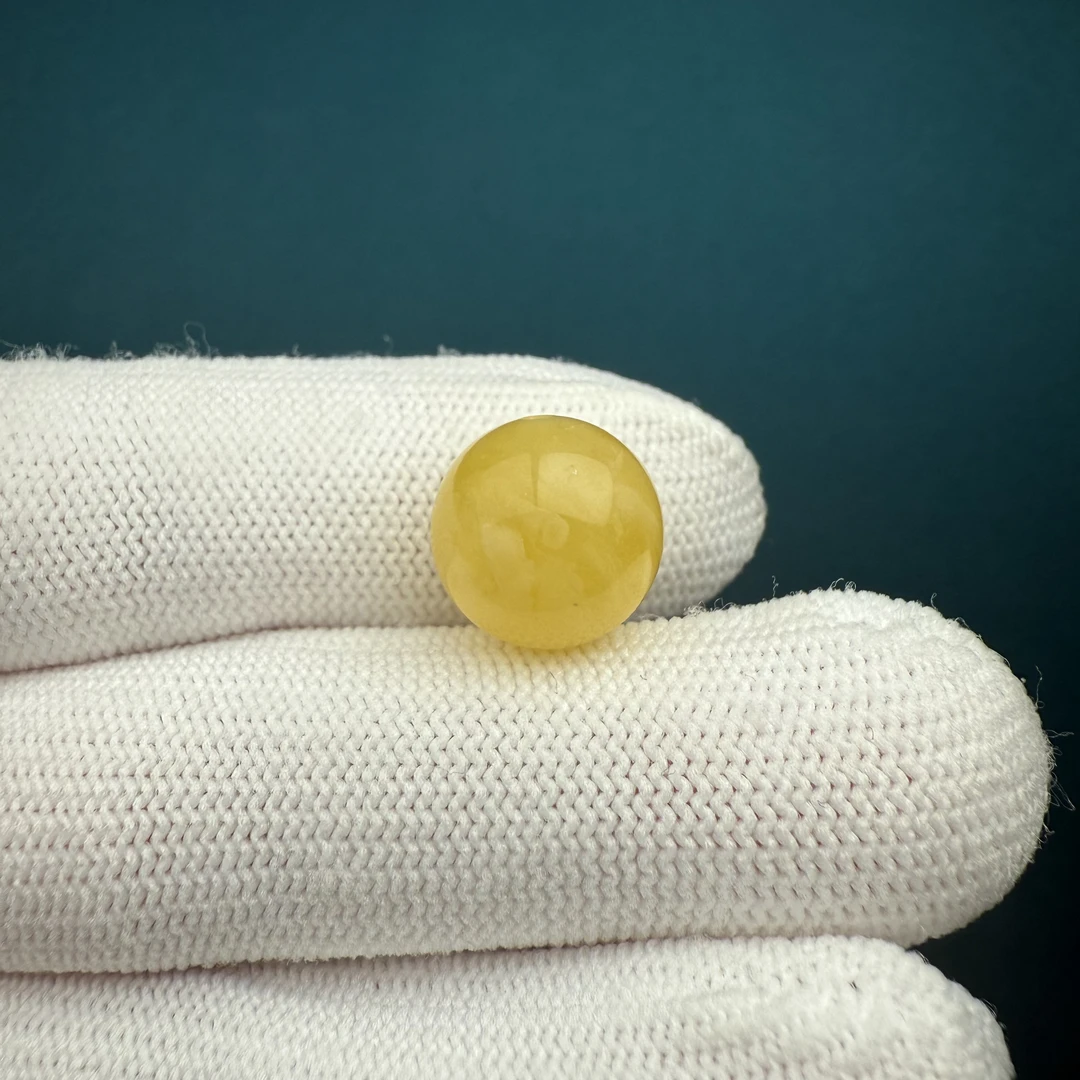 D3628天然蜜蜡 微瑕特价圆珠 12.5mm支持复检假一罚四