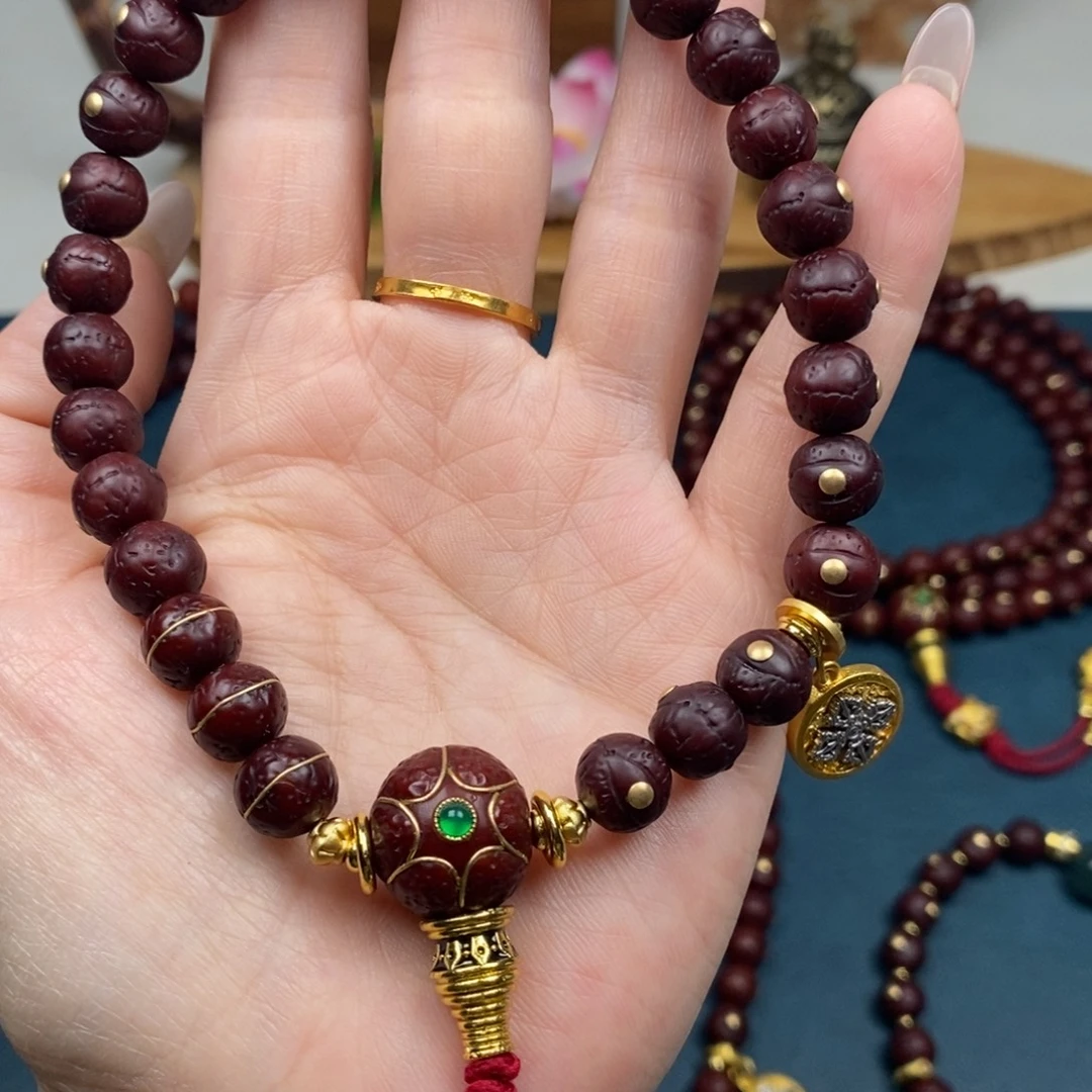 手串凤眼菩提手持金钉简配9.5