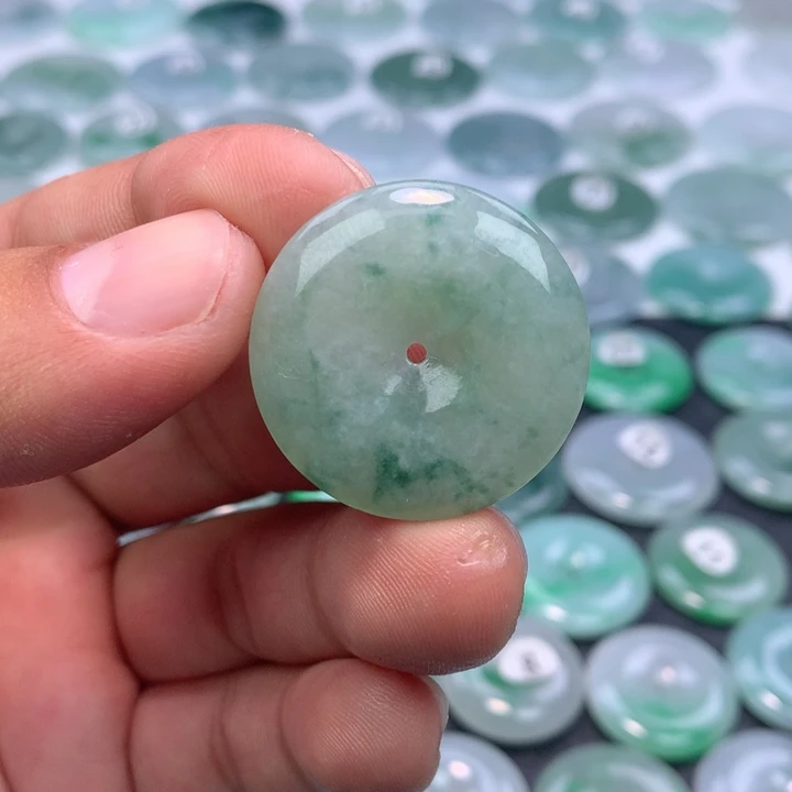 翡翠未镶嵌颈饰缅甸天然A货翡翠29-6.0