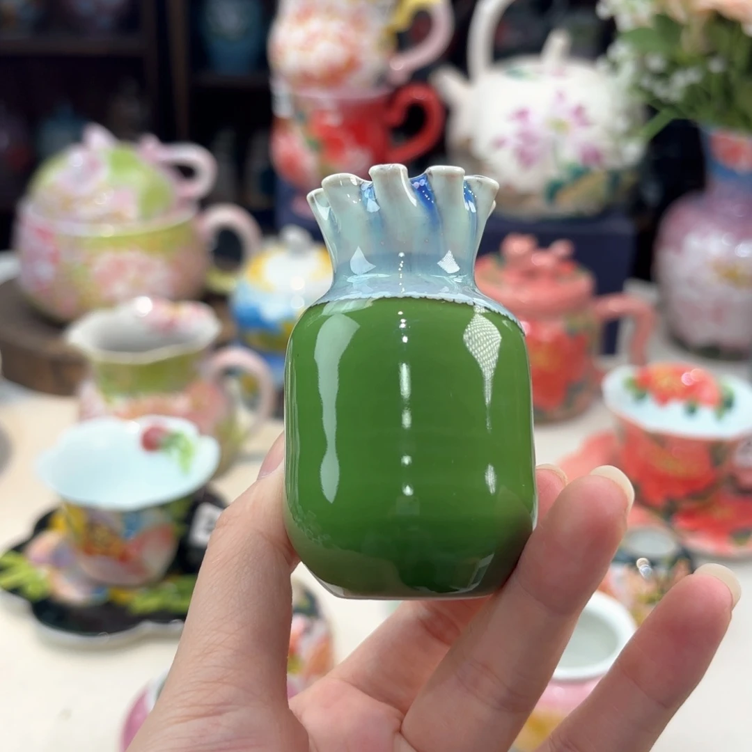 景德镇手绘高温釉下彩陶瓷茶具