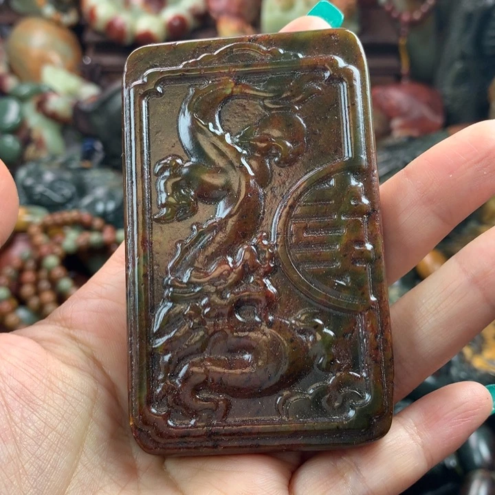 岫岩河磨玉（透闪石质玉）把件未镶嵌