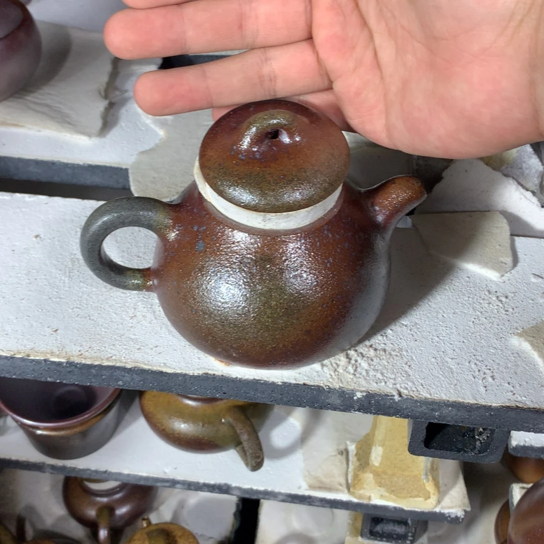 紫砂茶壶纯自然柴烧