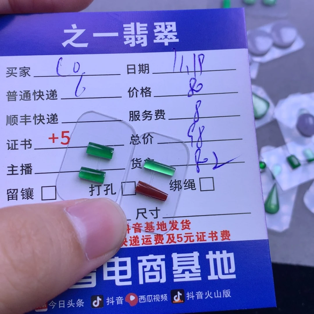 颈饰未镶嵌翡翠C***星