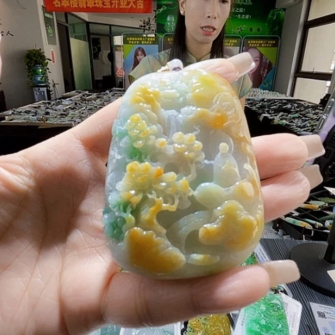 颈饰未镶嵌翡翠一个
