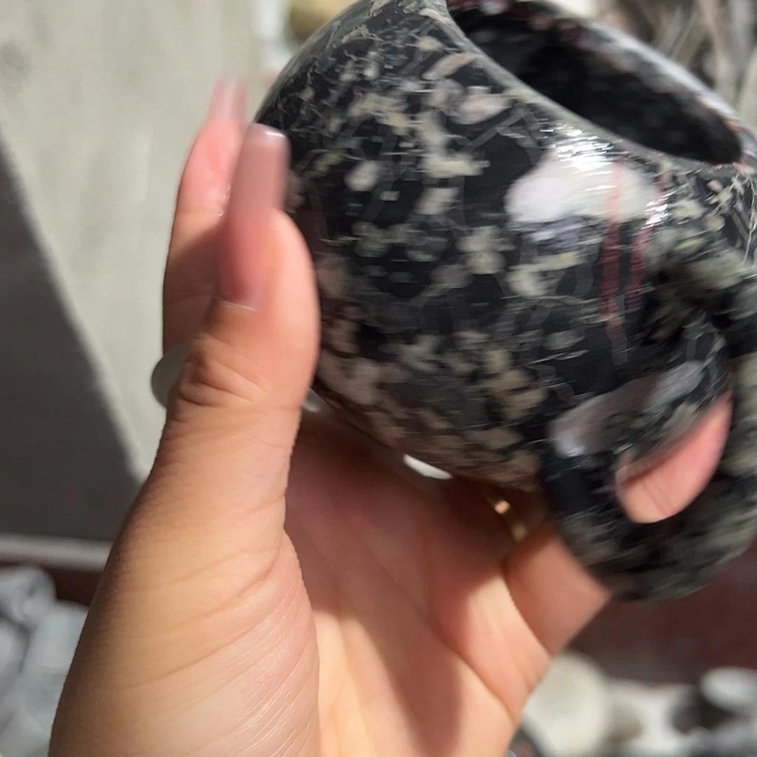 遇壶堂安山玉瑕疵壶