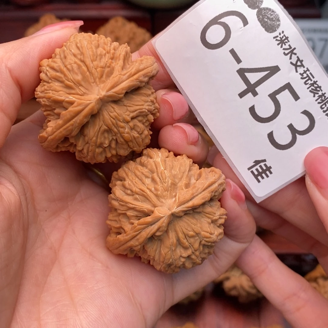 把件文玩核桃42闷白