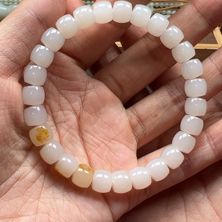 和田玉未镶嵌颈饰手链8