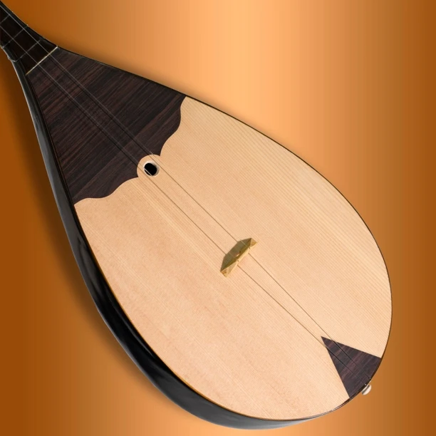 【哈萨克传统乐器冬不拉】机械旋钮冬不拉