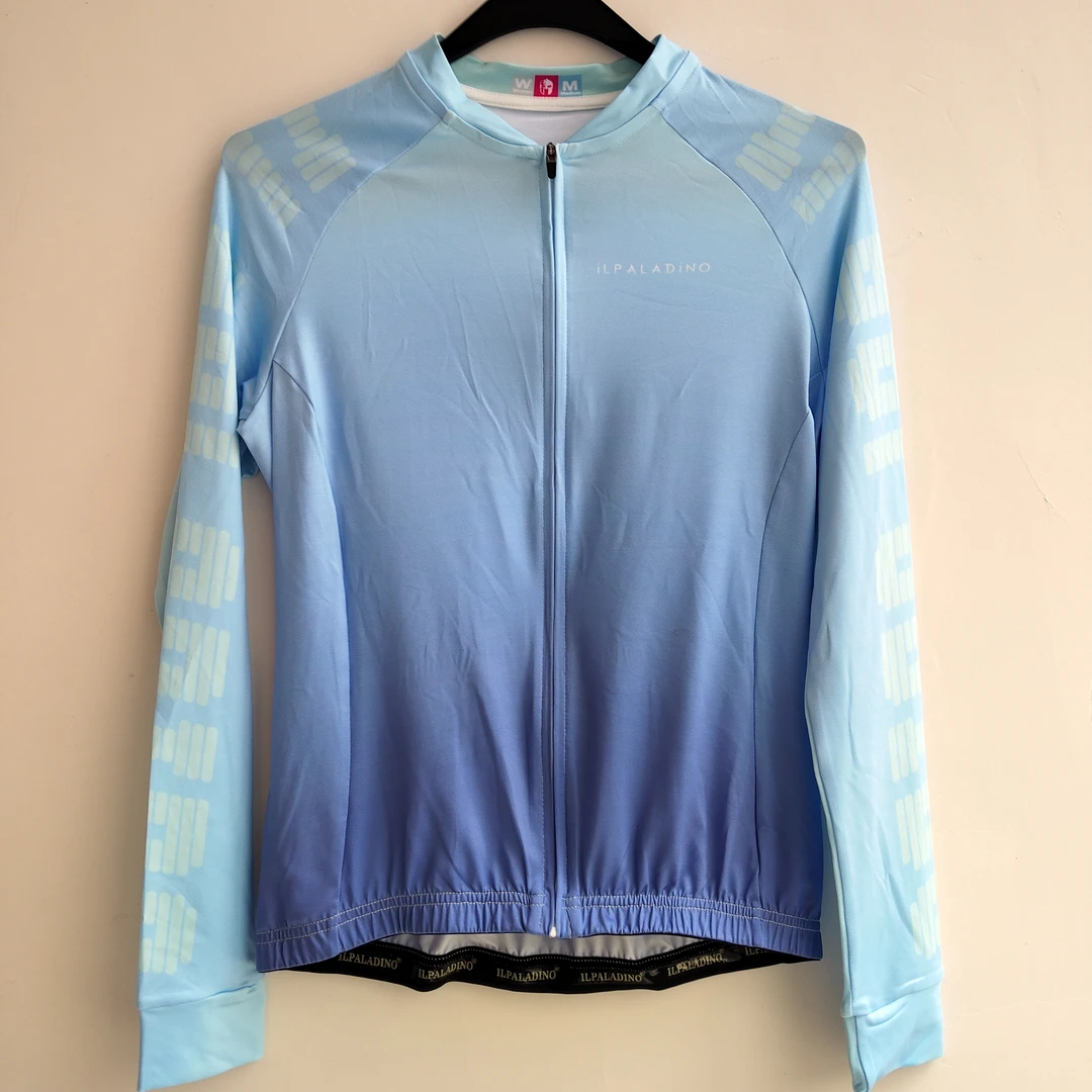 SQ 2124【天空之境牛奶丝长袖女士 】 】ILPALADINO专业版骑行服