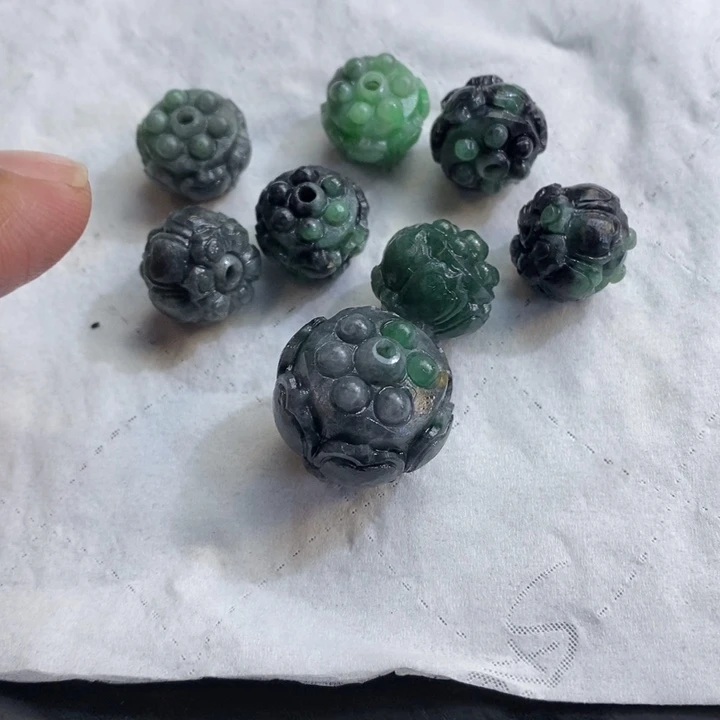 定制翡翠未镶嵌毛货