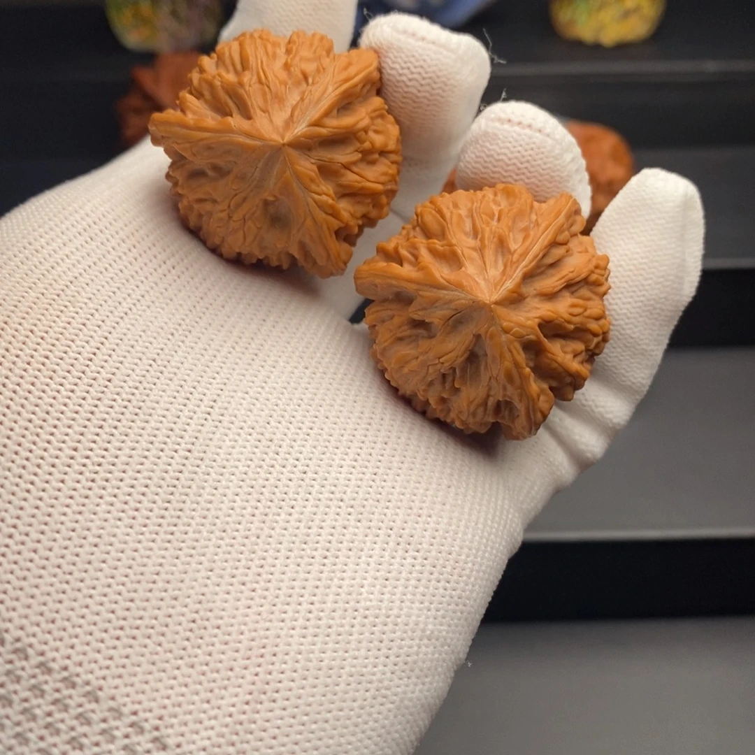 把件文玩核桃37御龙三棱