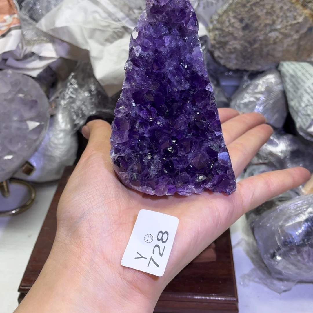 未镶嵌摆件水晶紫水晶