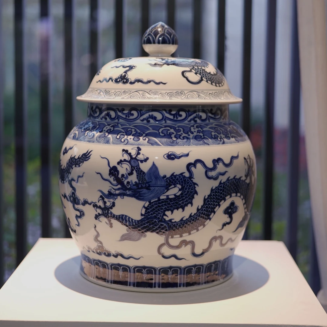 快雪时期-龙纹将军罐