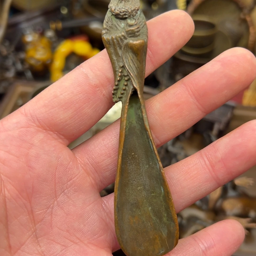 铜摆件欢迎欢迎你